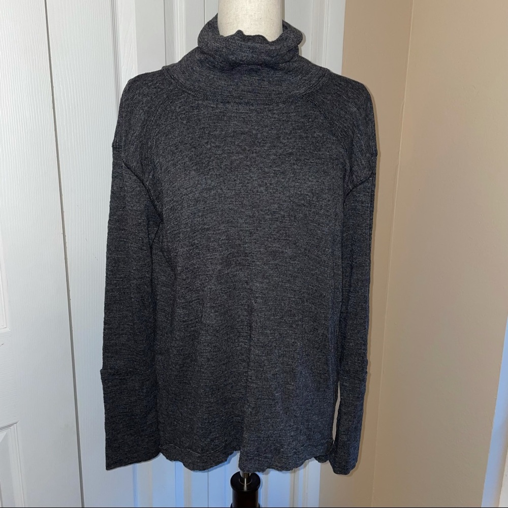 Free People Split Back Turtle Neck - image 1